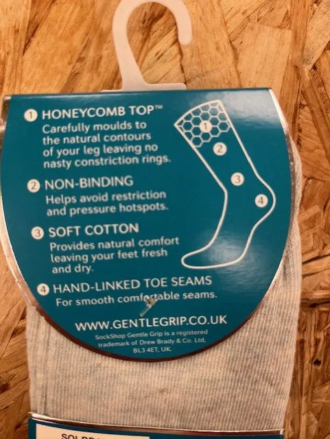 3 Pack Diabetic Friendly Socks - Natural Colours