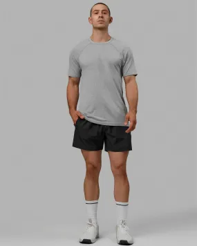 AeroFLX  Seamless Tee - Light Grey Marl