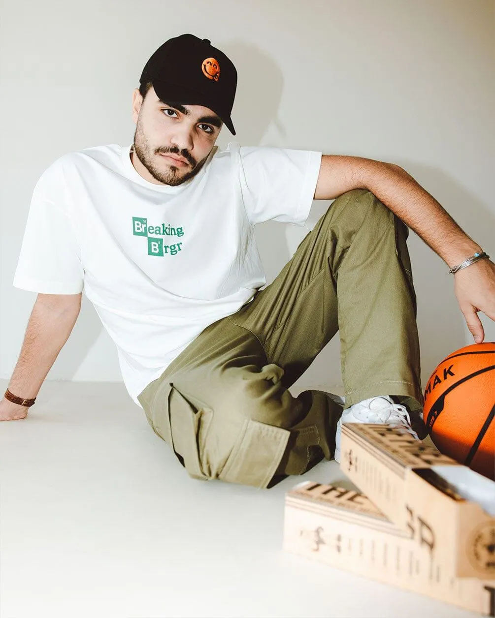 Breaking BRGR Printed Oversized Tee