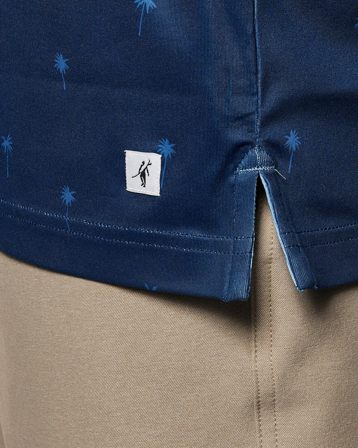 Clubhouse Polo | Navy Palmtrees