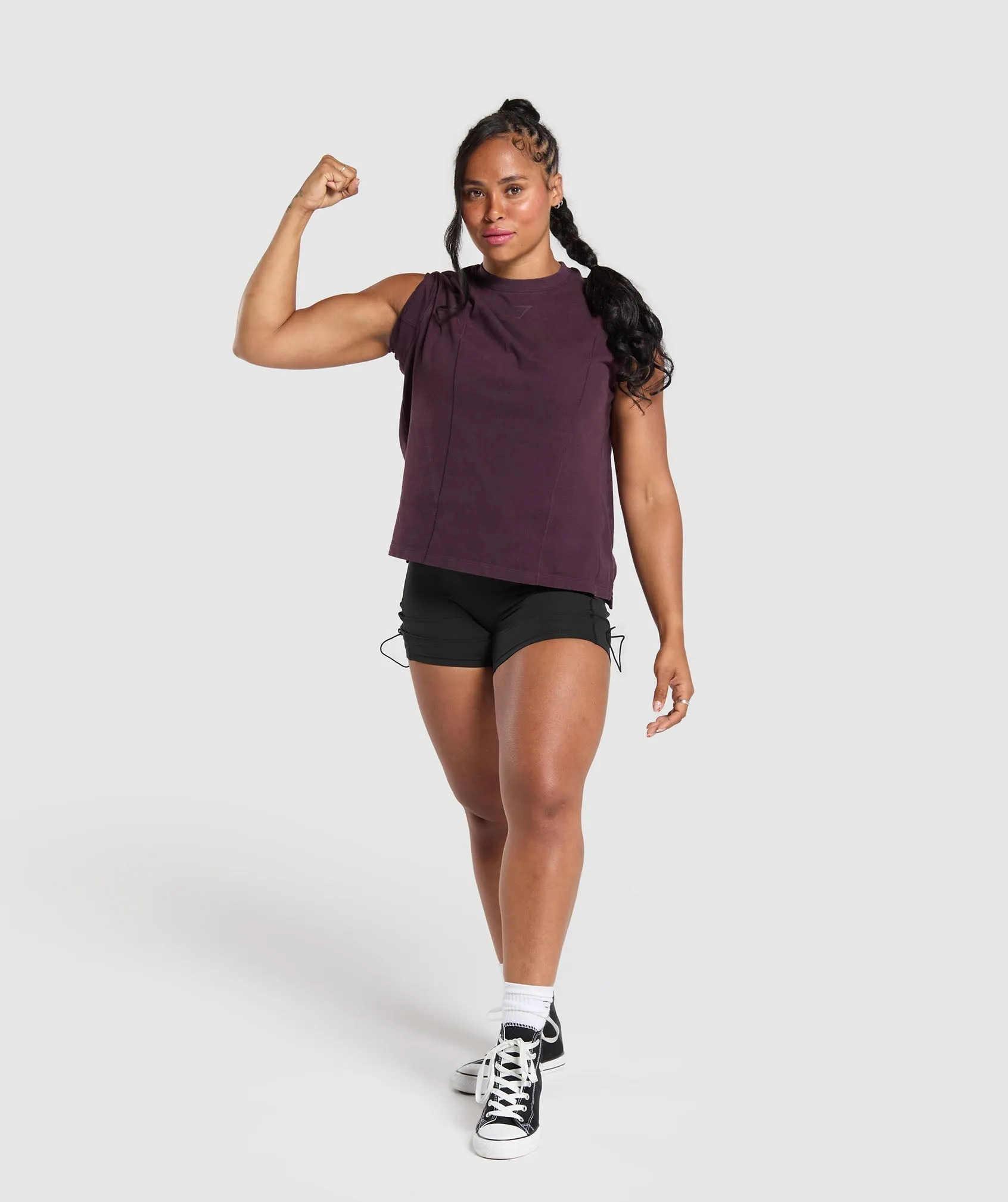 Gymshark Elevated Gymshark Power T-Shirt - Depth Purple