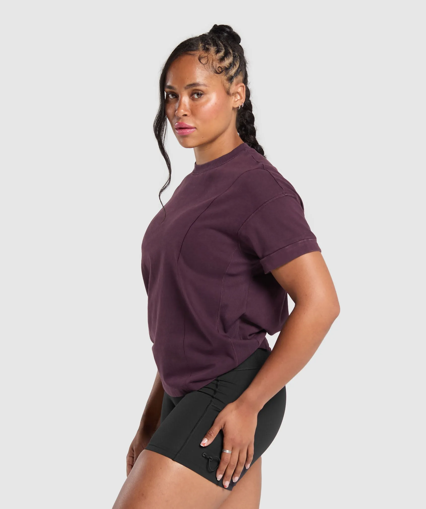 Gymshark Elevated Gymshark Power T-Shirt - Depth Purple