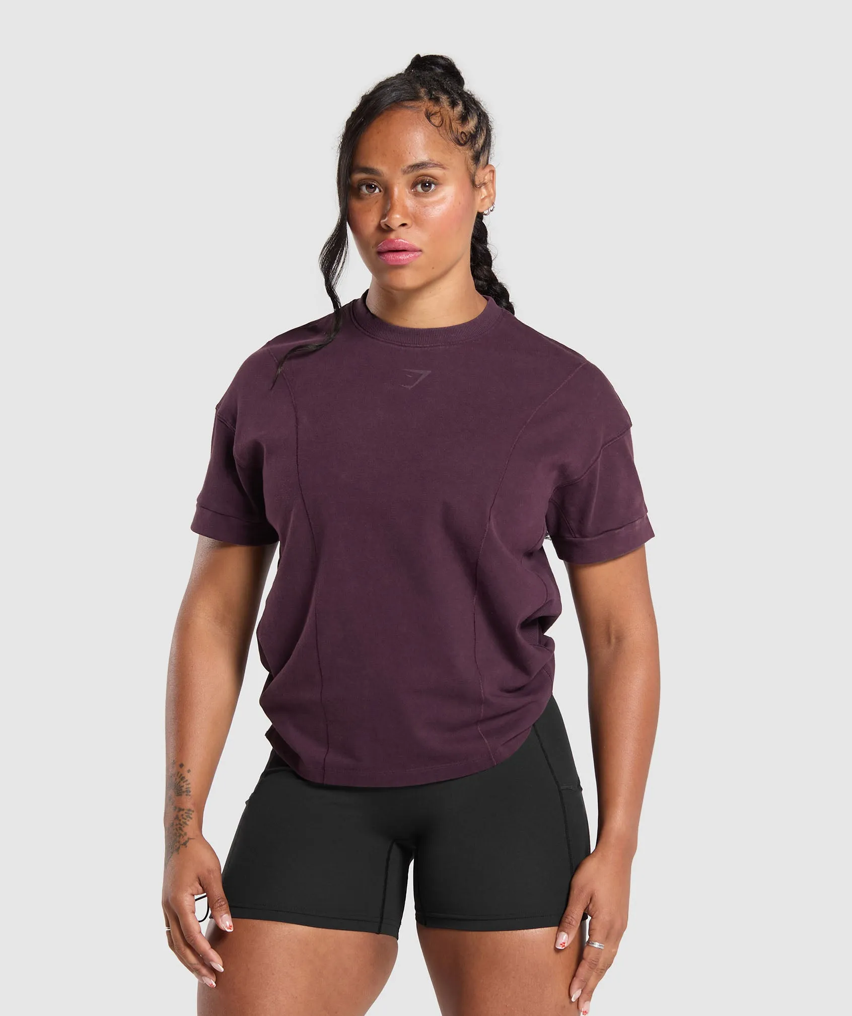 Gymshark Elevated Gymshark Power T-Shirt - Depth Purple