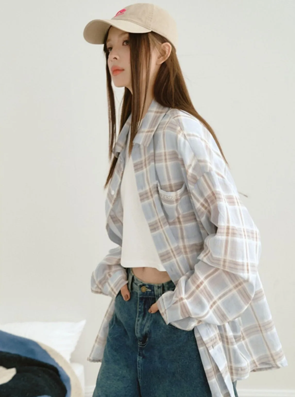 Lightweight Plaid Shirt