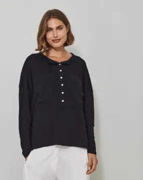 Linen Jersey Blouse