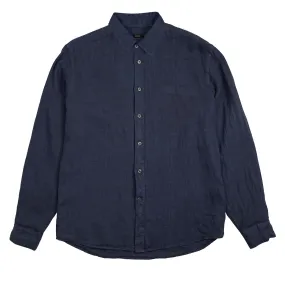 Miami Navy Long Sleeve Linen