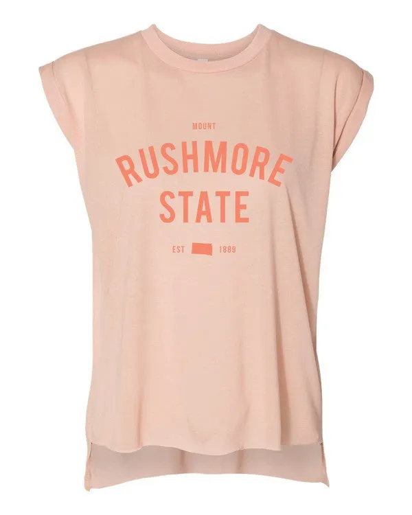 Mount Rushmore State S Dakota Graphic Rolled Cuff