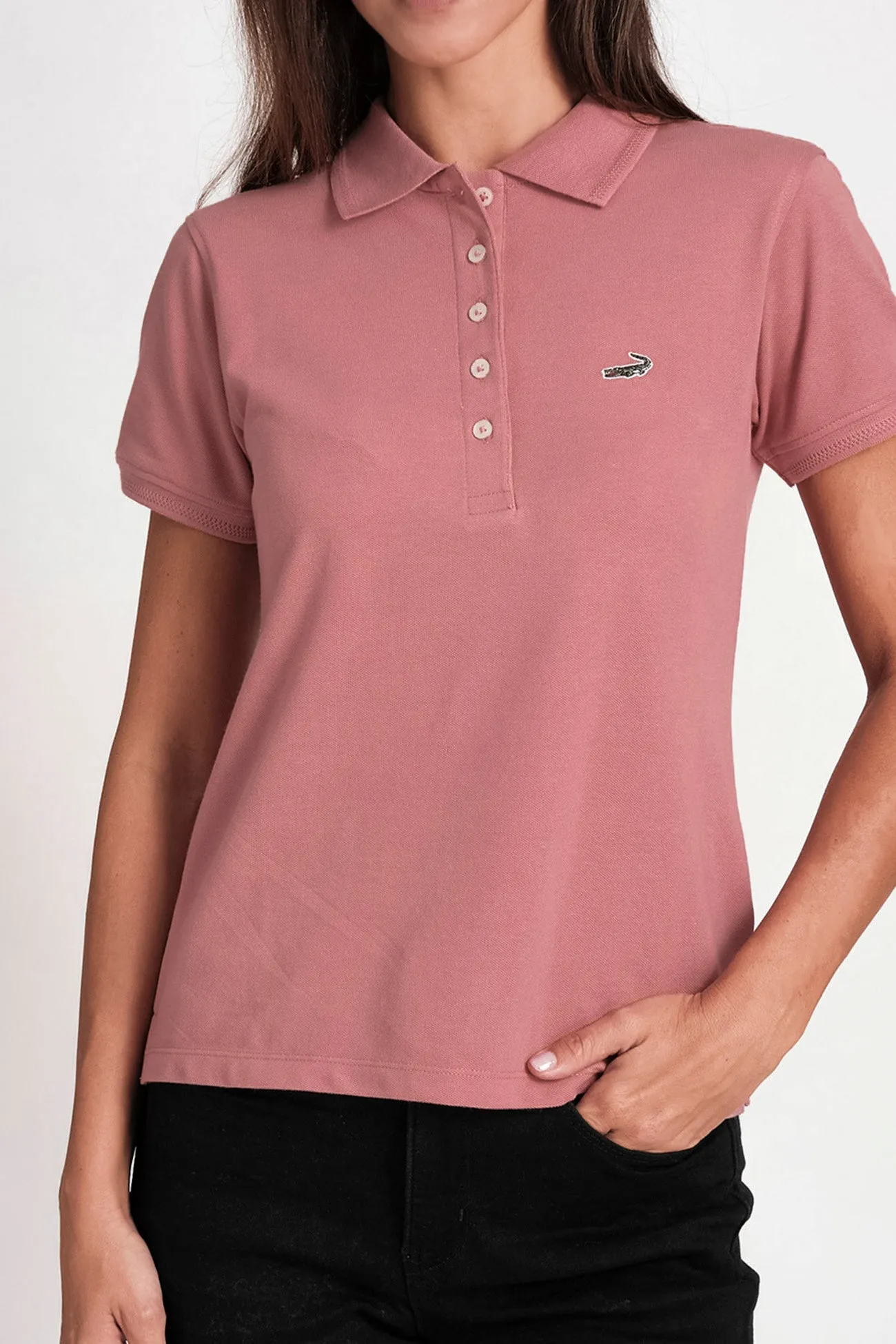 Pima Polo-Pink