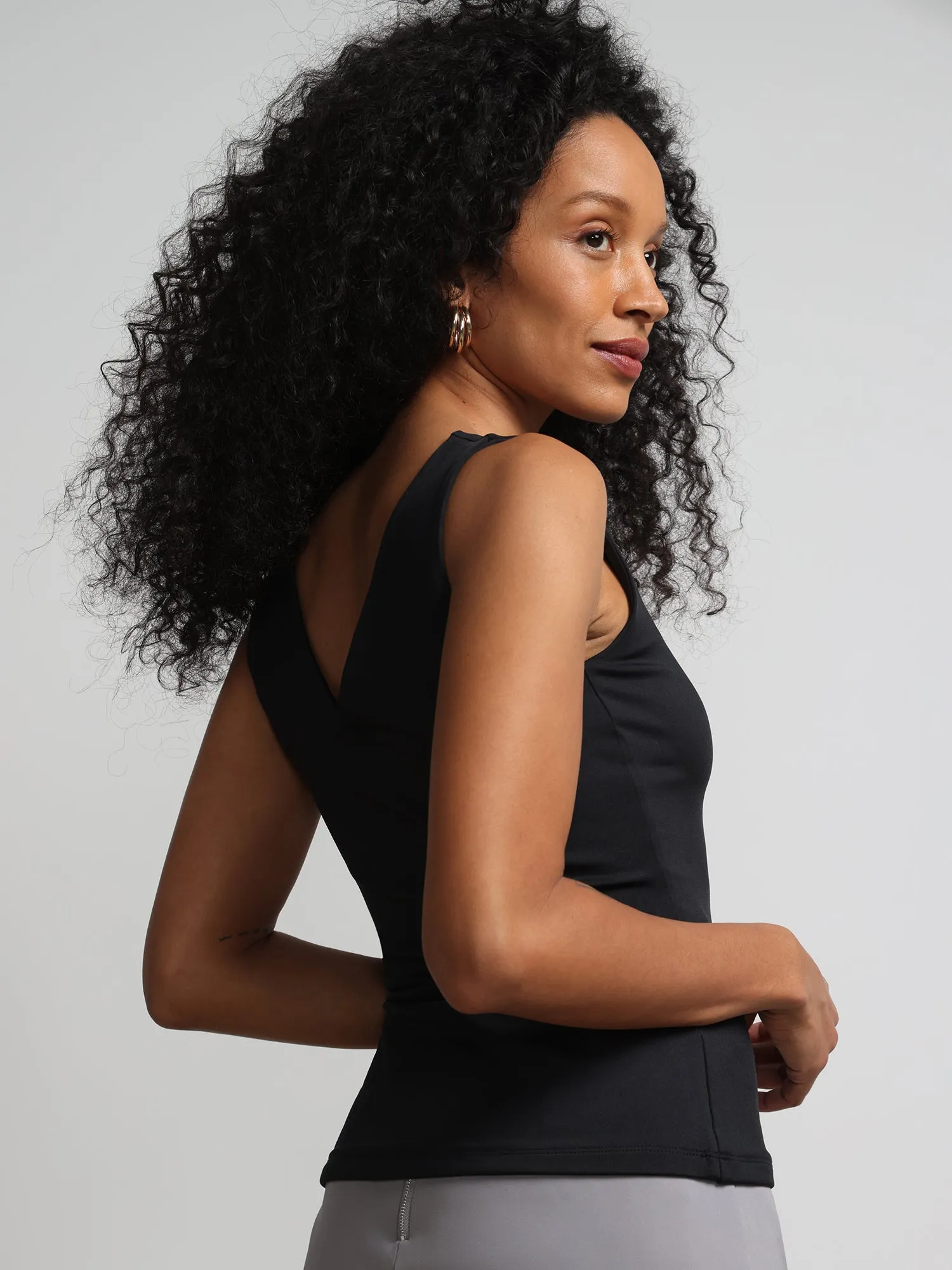 Reversible V-Neck Bodysuit - Contour Knits
