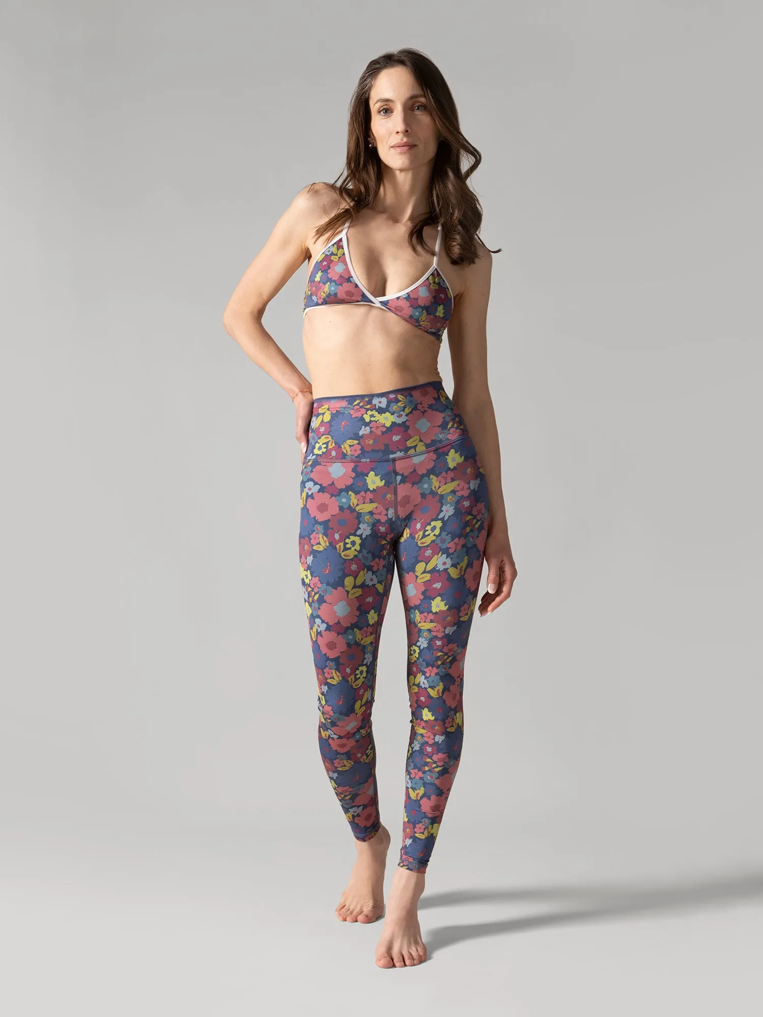 Upcycling Bralette - Groovy Meadow